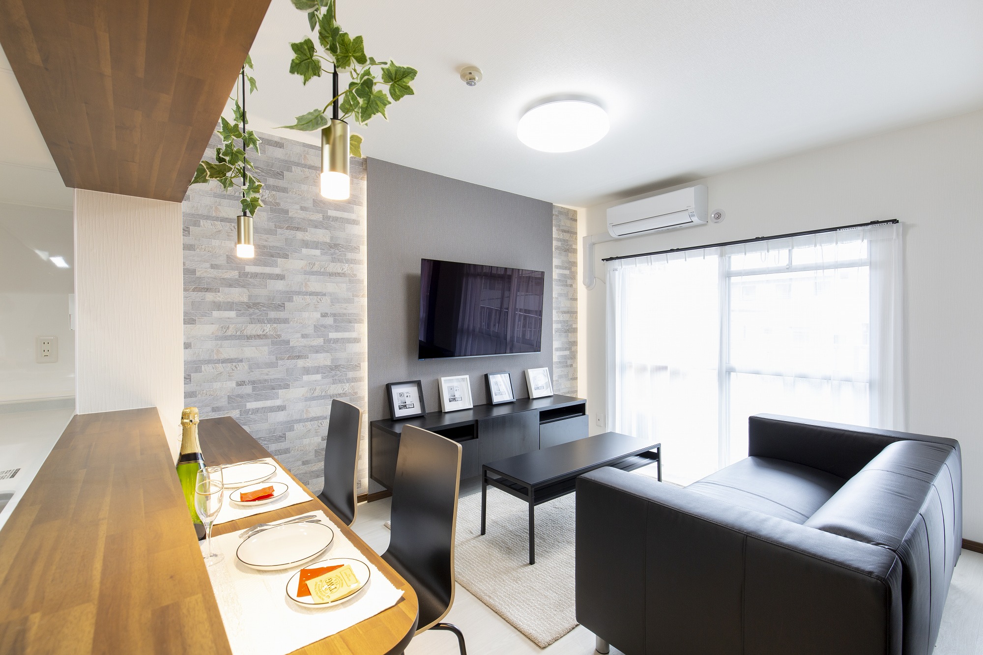 コンパクトに癒しを詰め込んだマンション